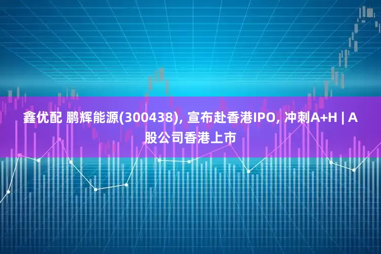 鑫优配 鹏辉能源(300438), 宣布赴香港IPO, 冲刺A+H | A股公司香港上市